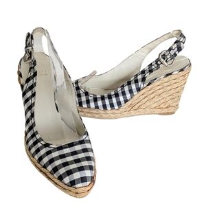 Stuart Weitzman Gosling Espadrille Wedges Size 7.5